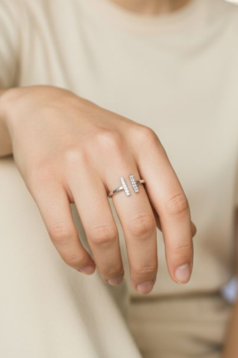 Bague "Les Deux Chemins"