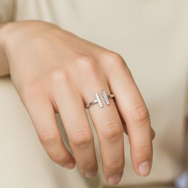 Bague "Les Deux Chemins"