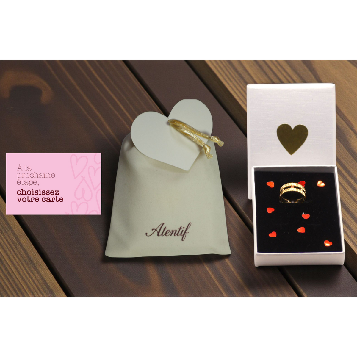 Bague "Double-Bande Audacieuse"