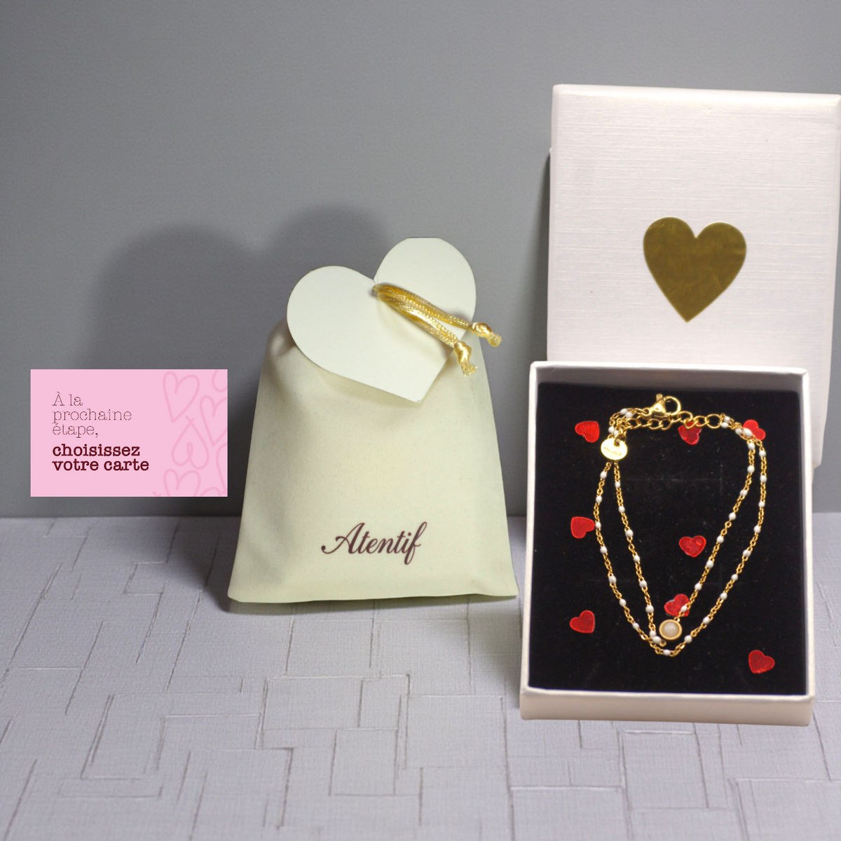 Bracelet Double Chaîne Infinité