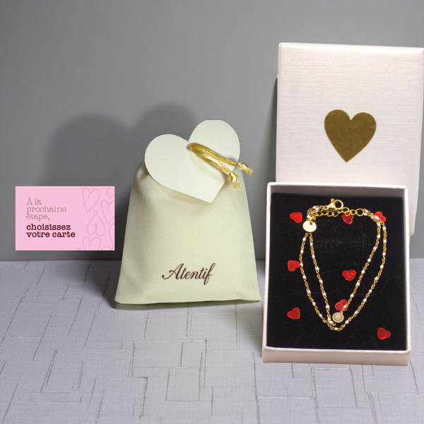 Bracelet Double Chaîne Infinité