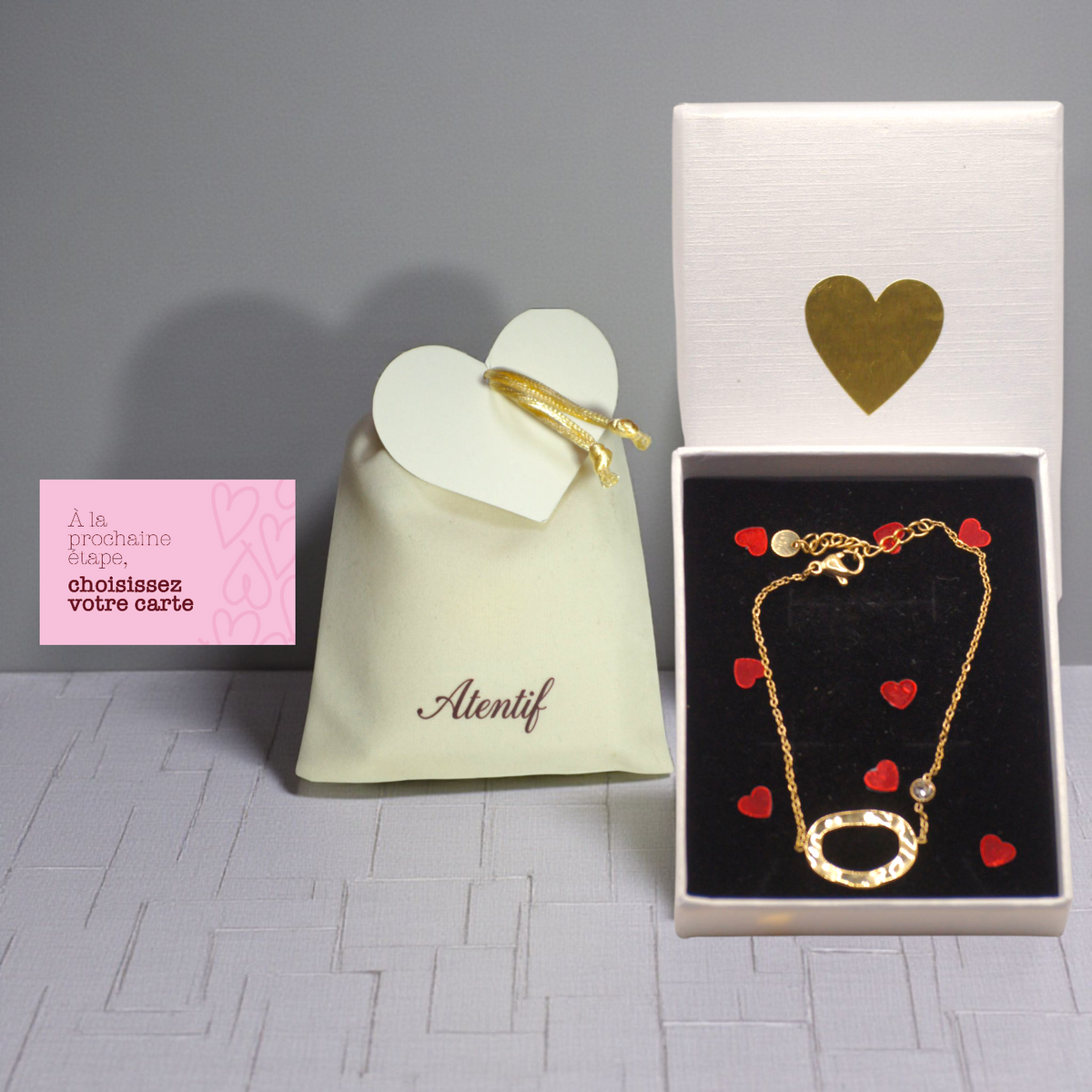 Bracelet Ovale Éclat Strass Doré