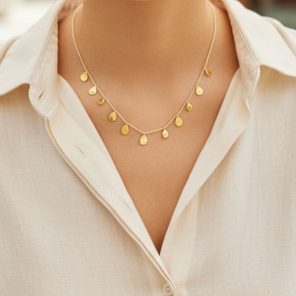 Collier "Pluie d'Or"