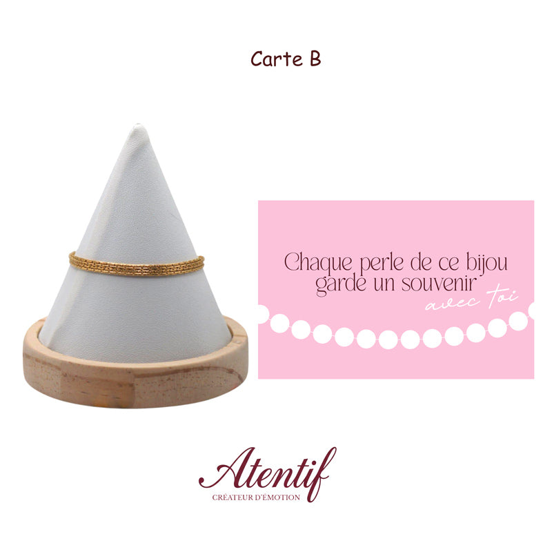 Bracelet "Les Quatre Petites Lignes d'Amour"