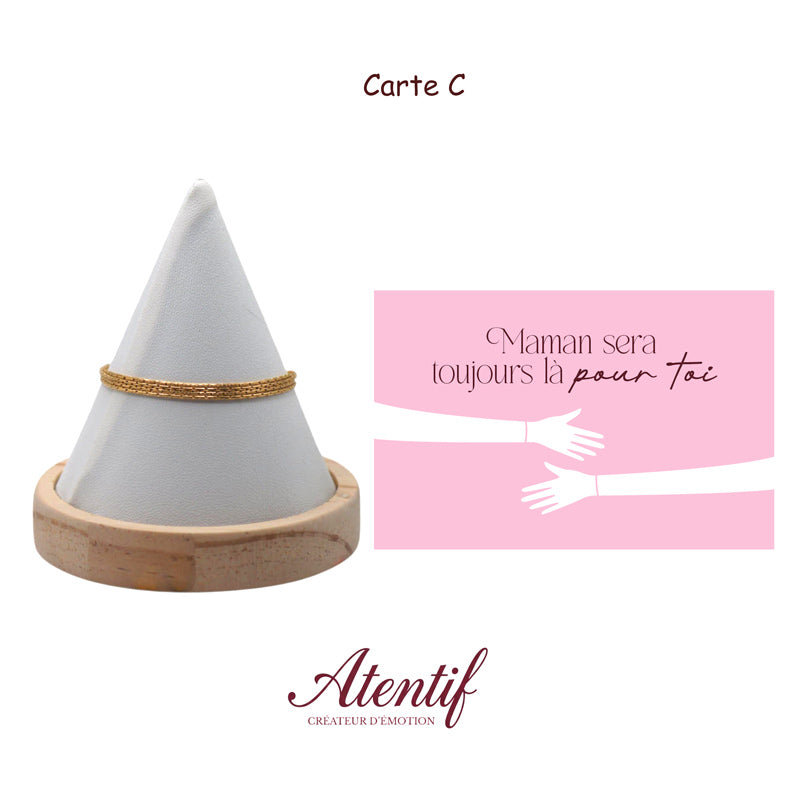 Bracelet "Les Quatre Petites Lignes d'Amour"