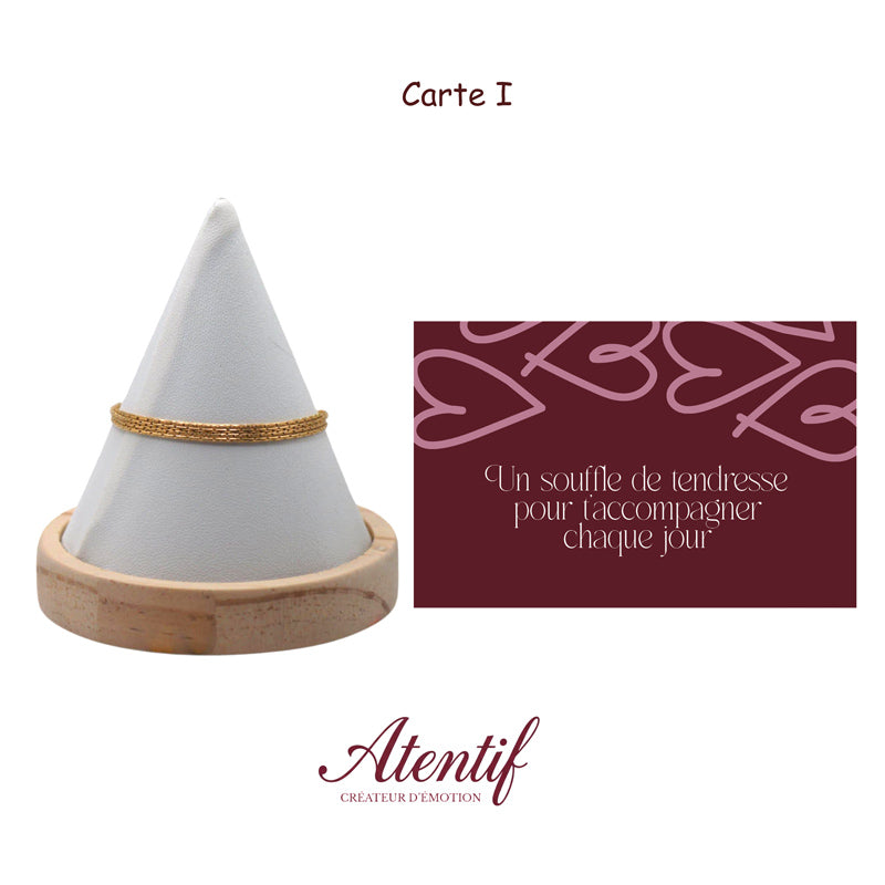 Bracelet "Les Quatre Petites Lignes d'Amour"