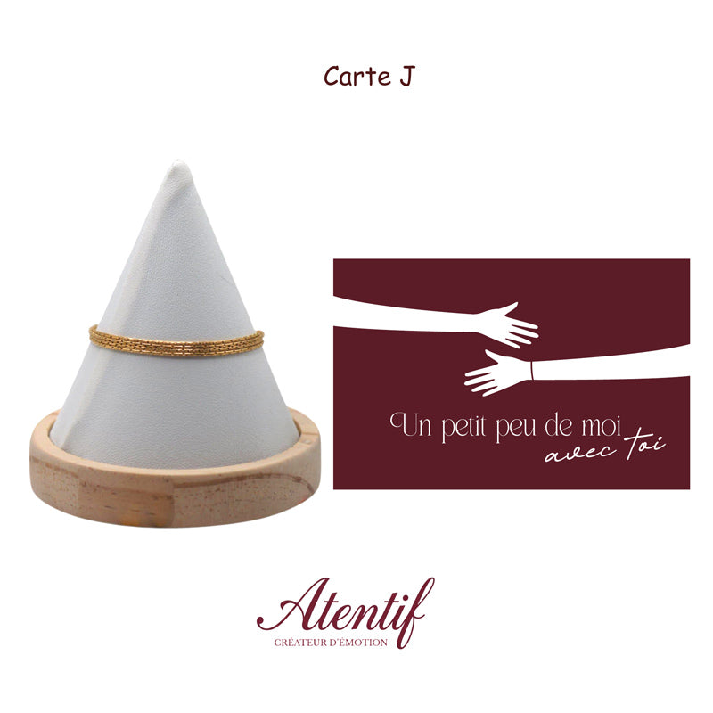 Bracelet "Les Quatre Petites Lignes d'Amour"