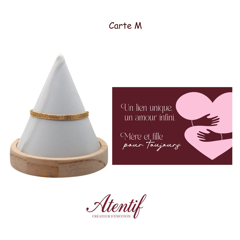 Bracelet "Les Quatre Petites Lignes d'Amour"