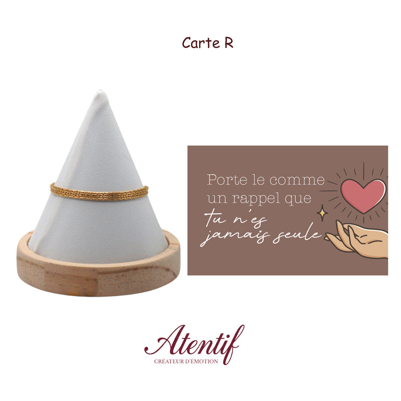 Bracelet "Les Quatre Petites Lignes d'Amour"