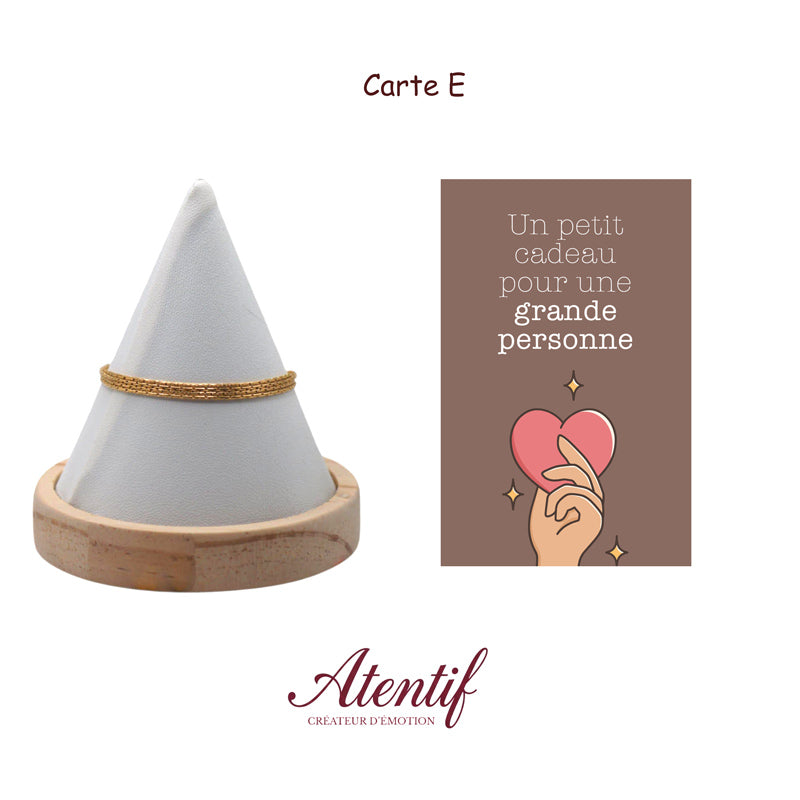 Bracelet "Les Quatre Petites Lignes d'Amour"