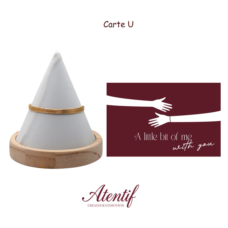 Bracelet "Les Quatre Petites Lignes d'Amour"