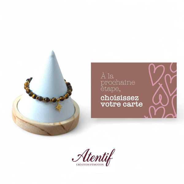 Bracelet femme Protection & Force – Véritables Pierres Œil de Tigre