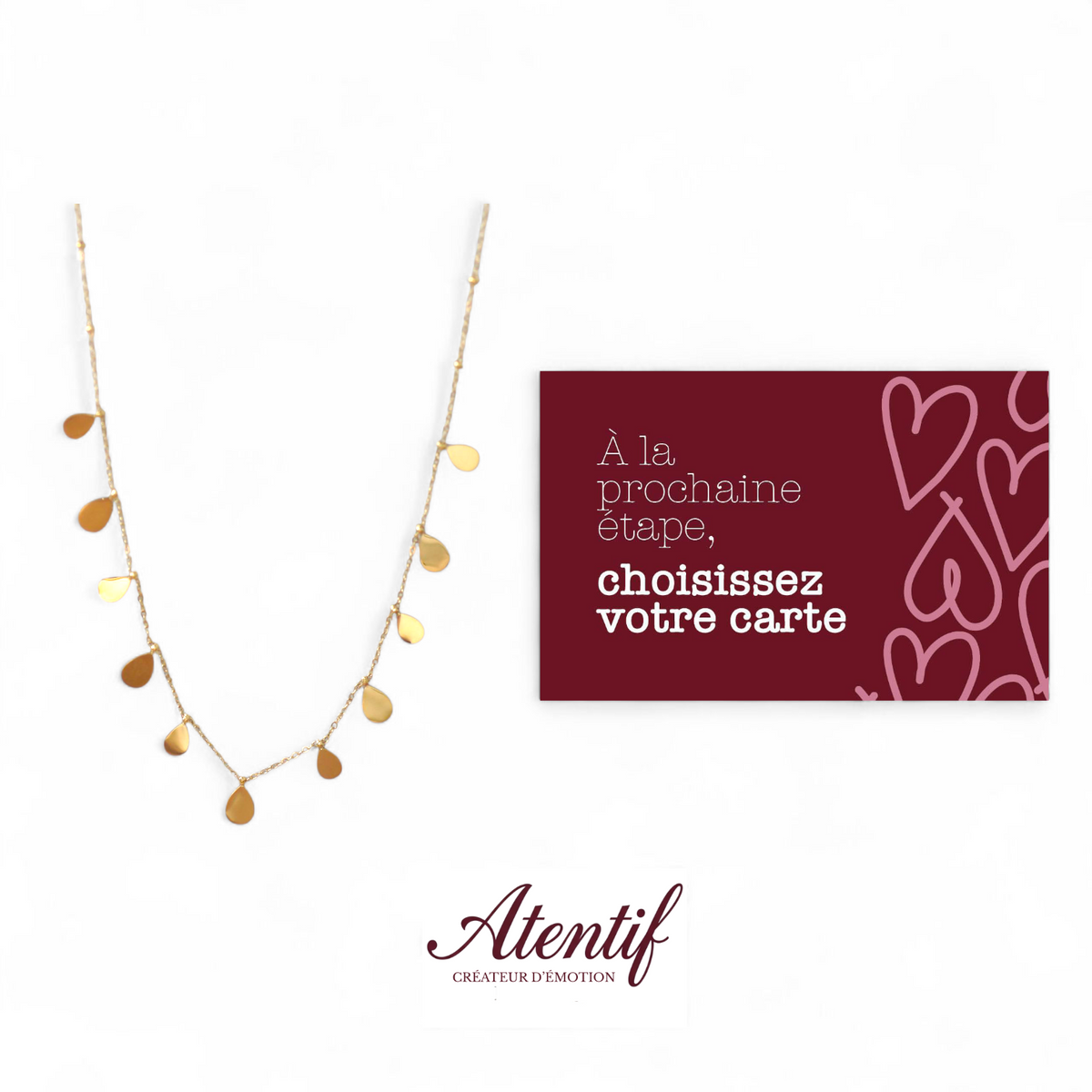 Collier "Pluie d'Or"