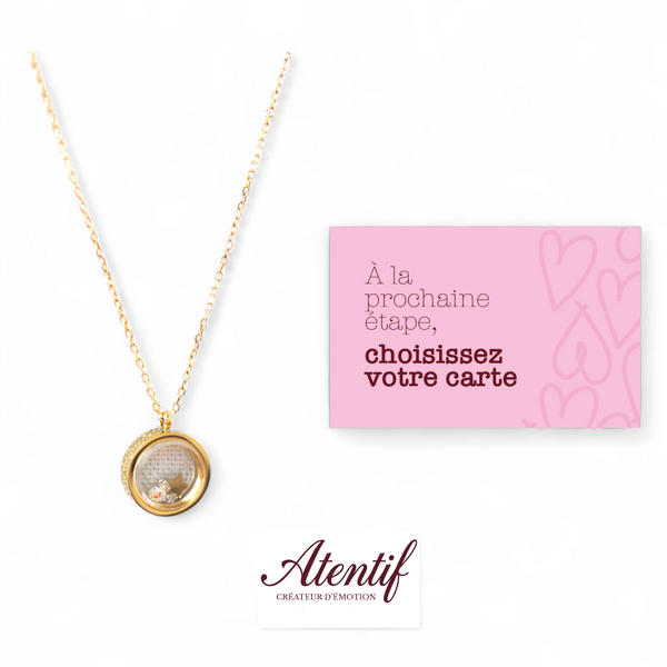 Collier "Médaillon Secret Précieux"