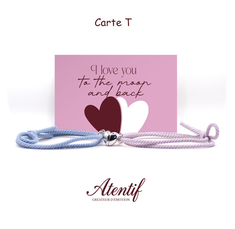 Bracelets "Moitié de mon cœur"