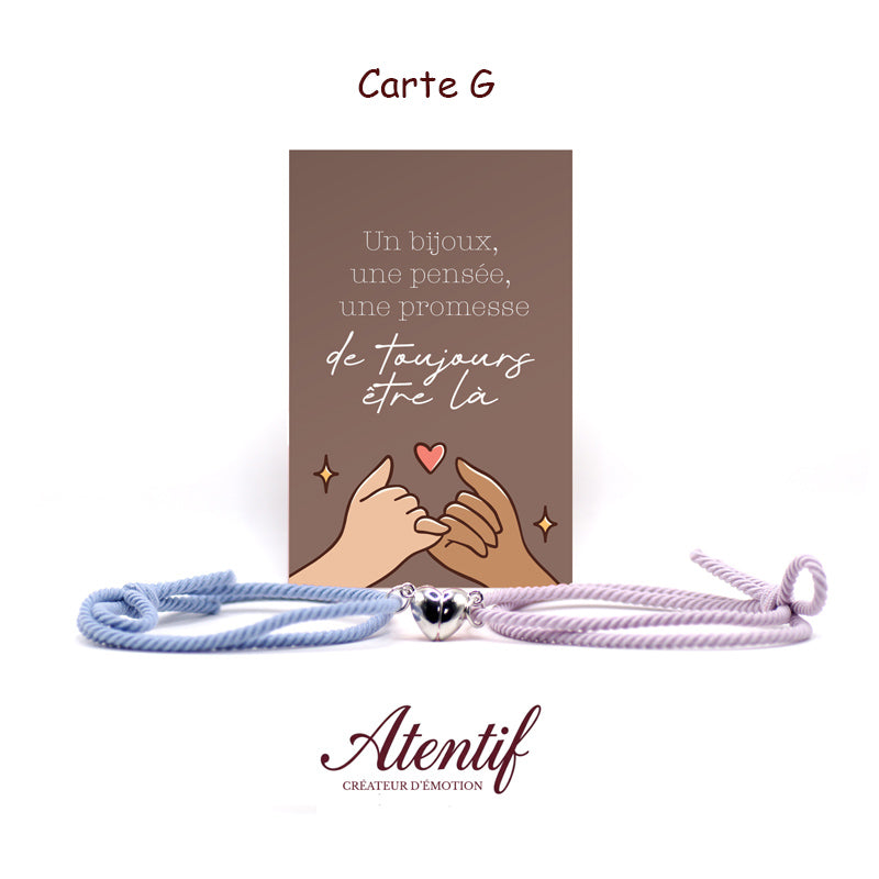 Bracelets "Moitié de mon cœur"