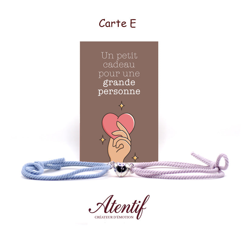 Bracelets "Moitié de mon cœur"