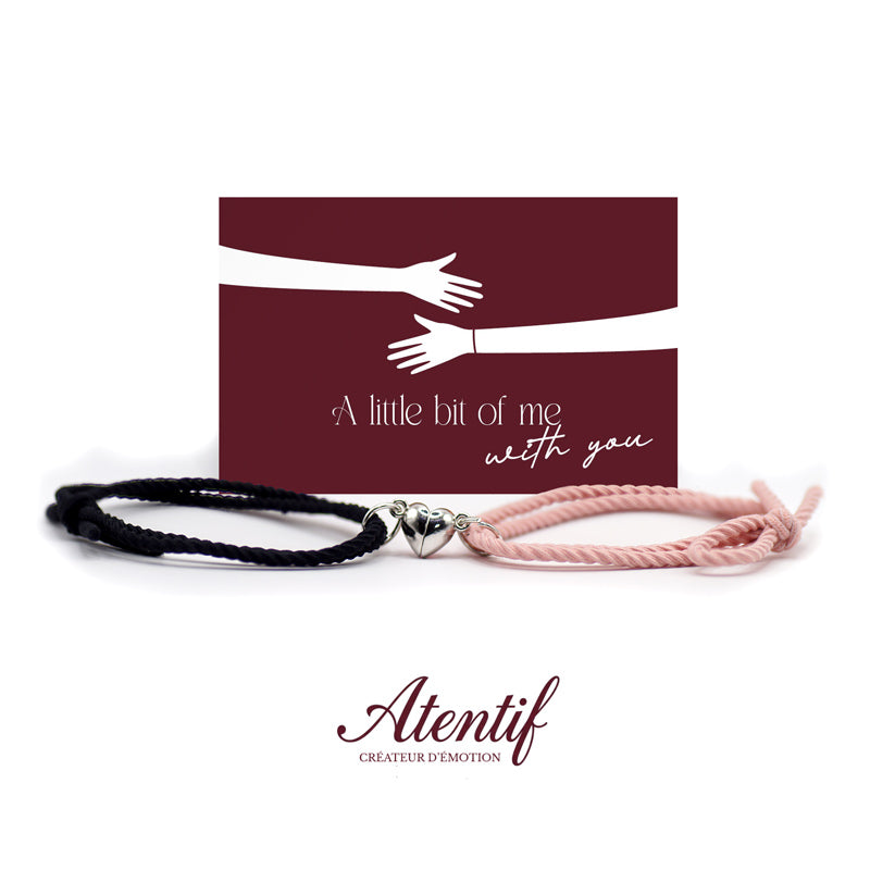 Bracelets Cœur Aimantés Duo