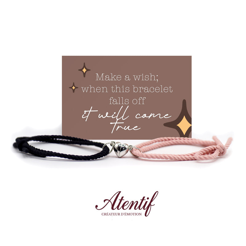 Bracelets Cœur Aimantés Duo