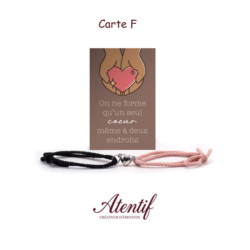 Bracelets "Moitié de mon cœur"