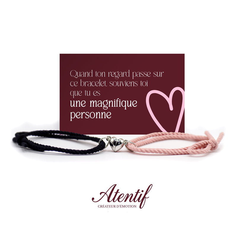 Bracelets Cœur Aimantés Duo