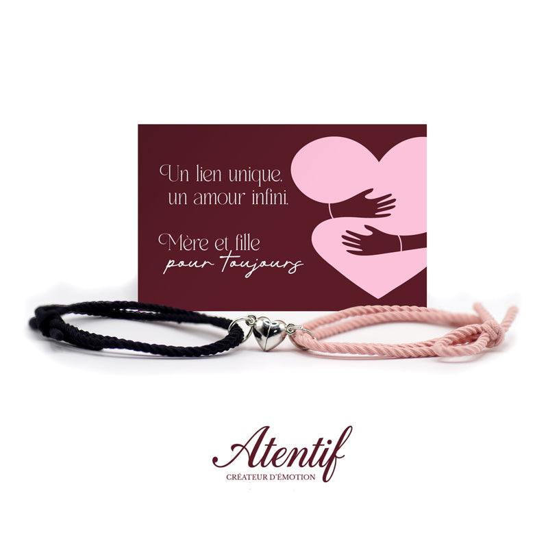 Bracelets Cœur Aimantés Duo