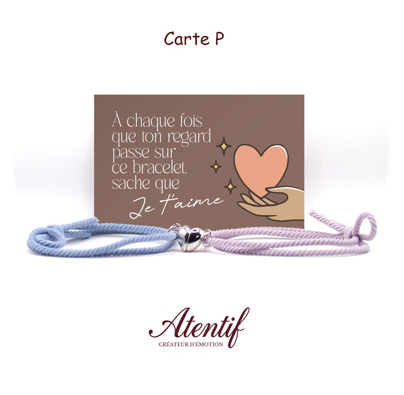 Bracelets "Moitié de mon cœur"