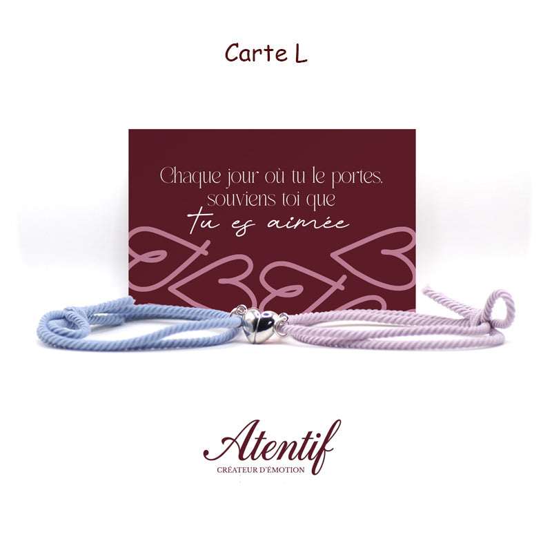 Bracelets "Moitié de mon cœur"