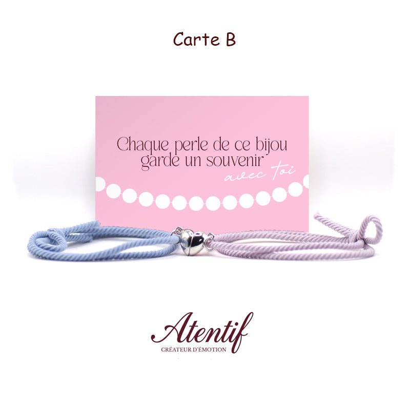 Bracelets "Moitié de mon cœur"