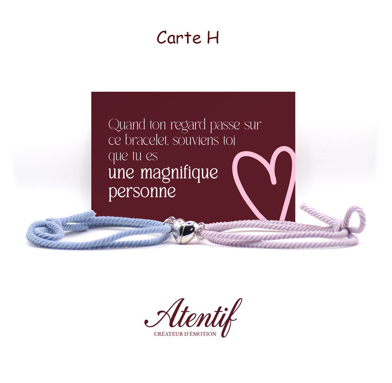 Bracelets "Moitié de mon cœur"
