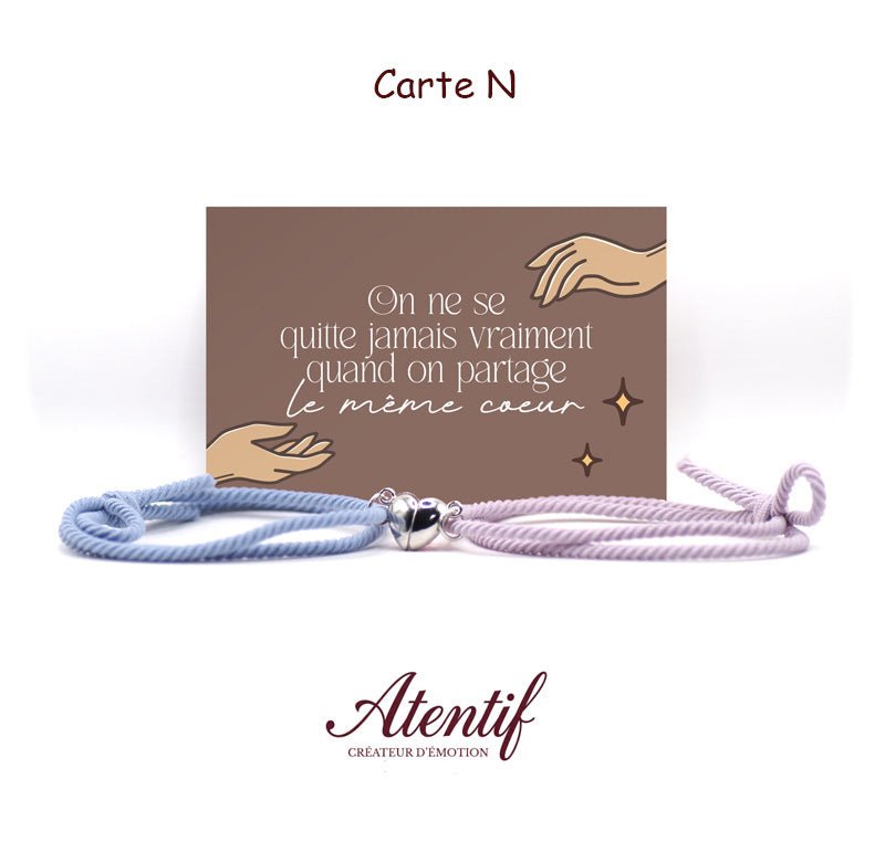 Bracelets "Moitié de mon cœur"